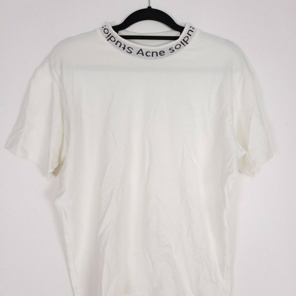 Acne Studios Navid Stretch Jersey Knit Logo Tee - Picture 4 of 7